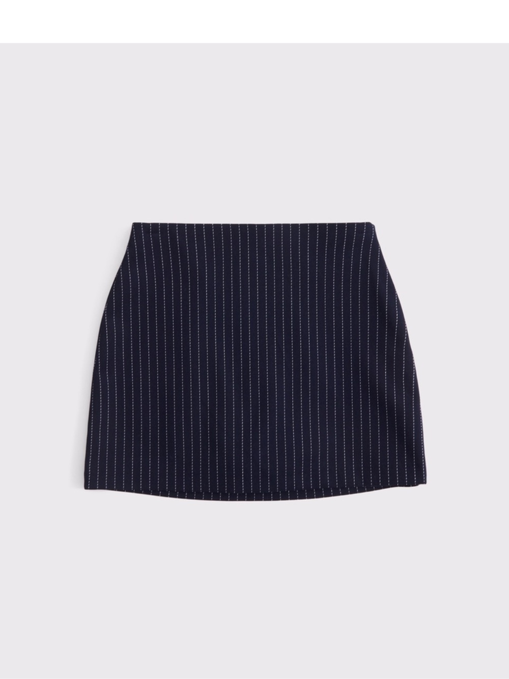 Abercrombie & Fitch Navy Pinstripe Mini Skirt - Picture 2 of 4